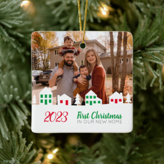 Nieuwe startversie keramisch ornament