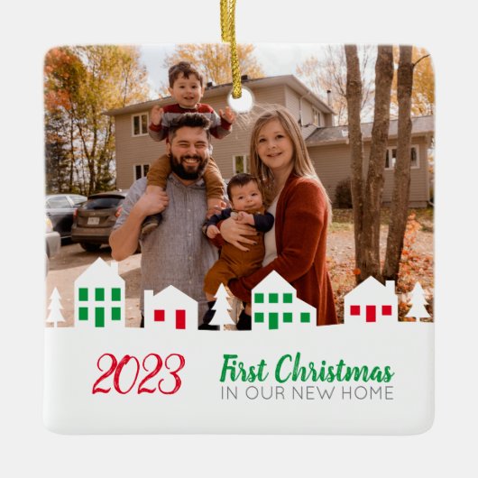 Nieuwe startversie keramisch ornament (Voorkant)