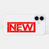 Nieuwe Stempel iPhone 16 Hoesje (Achterkant horizontaal)