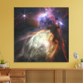 Nieuwe sterren vormen | Rho Ophiuchi | JWST Canvas Afdruk (Insitu (Woonkamer))