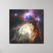 Nieuwe sterren vormen | Rho Ophiuchi | JWST Canvas Afdruk (Voorkant)