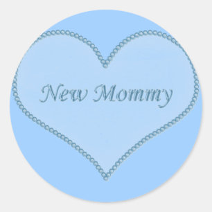 Nieuwe Stickers van mama, blauw