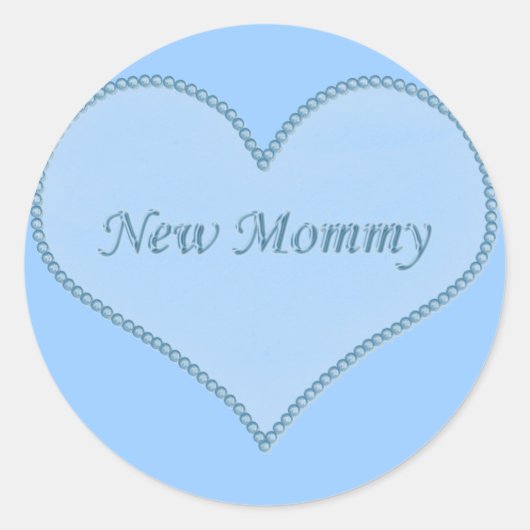 Nieuwe Stickers van mama, blauw (Voorkant)