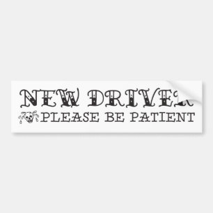 Nieuwe stijl Tattoo driver Bumpersticker