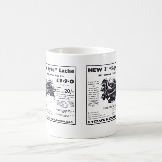 Nieuwe Super Zyto Lathe Avert 1930 Coffee-Mok Koffiemok (Center)