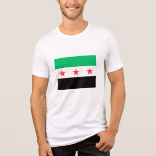Nieuwe Syrische vlag bevrijdt Syrië na revolutie Tri-Blend Shirt