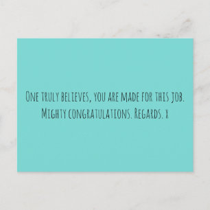 Nieuwe taak briefkaart