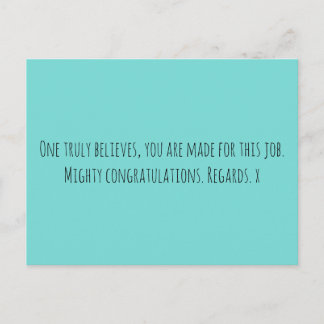 Nieuwe taak briefkaart