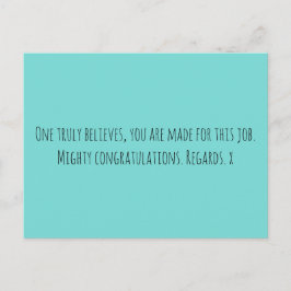 Nieuwe taak briefkaart