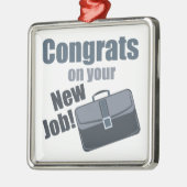 Nieuwe taak metalen ornament (Links)