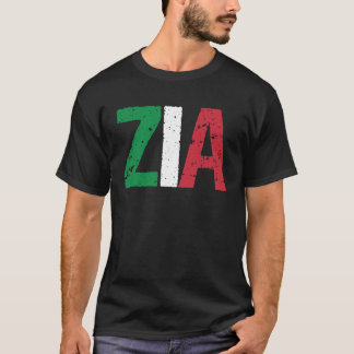 Nieuwe tante Italiaanse Zia Italiaanse Amerikaanse T-shirt