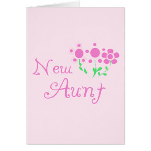 Nieuwe tante Pink Flowers Tshirts en cadeaus