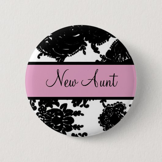 Nieuwe tante ronde button 5,7 cm (Voorkant)