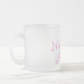 Nieuwe Tante Roze Bloemen Tshirts en Geschenken Matglas Koffiemok (Links)