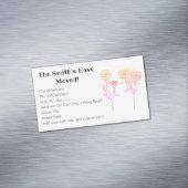 Nieuwe tekennatie - details magnetisch visitekaartje (Voorbeeld)