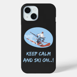 Nieuwe telefoonhoes met skischaal iPhone 15 case