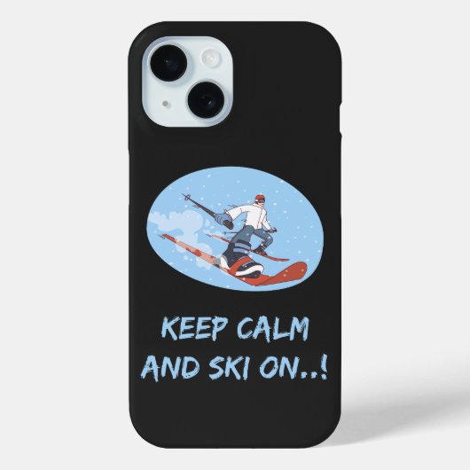 Nieuwe telefoonhoes met skischaal Case-Mate iPhone case (Achterkant)