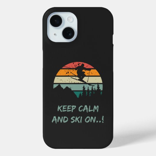 Nieuwe telefoonhoes met skischaal Case-Mate iPhone case (Achterkant)