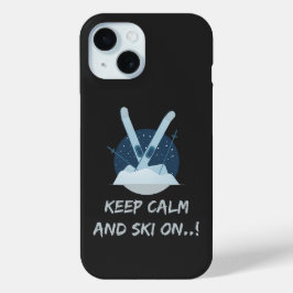 Nieuwe telefoonhoes met skischaal iPhone 15 case