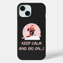 Nieuwe telefoonhoes met skischaal iPhone 15 case