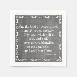 Nieuwe Testament Bijbel Zegen- 1 Thessalonicenzen  Servetten