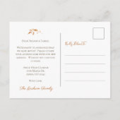 Nieuwe Thanksgiving voor thuisgebruik - Alle blade Aankondigingskaart (Achterkant)