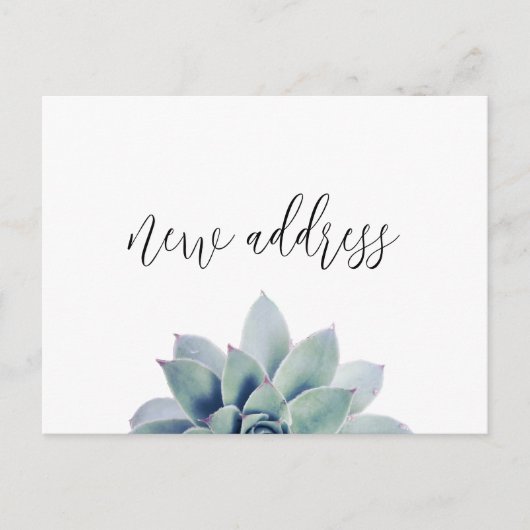 Nieuwe Thuis Elegant Botanical We hebben ons verpl Aankondigingskaart (Voorkant)