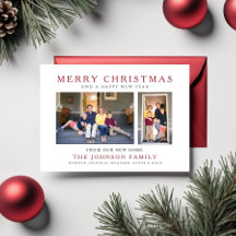 Nieuwe Thuis Prettig Kerstmis Foto