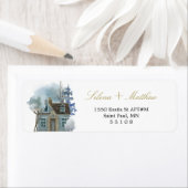 Nieuwe thuis retour adreslabels etiket (Insitu)