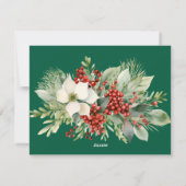 Nieuwe Thuis Voor De Feestdagen Aankondiging Van V (Achterkant)