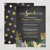 Nieuwe Thuis Zoete Huis Verwarming Kalkbord Sleute Kaart (Voorkant / Achterkant)