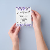 Nieuwe thuisadreswijziging voor bijen die zich ver flyer (Hand)