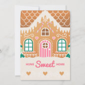 Nieuwe Thuisbrood met kerstmis Kaart (Achterkant)