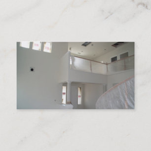 Nieuwe thuisconstructie visitekaartje