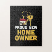 Nieuwe thuiseigenaar fors legpuzzel (Verticaal)