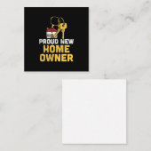 Nieuwe thuiseigenaar fors notitiekaartje (Voorkant / Achterkant)