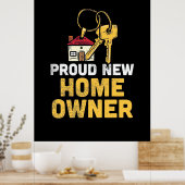 Nieuwe thuiseigenaar fors poster (Keuken)