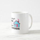 Nieuwe thuisgeluk koffiemok (Voorkant rechts)