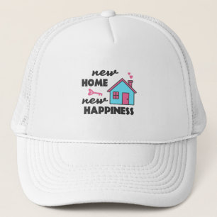Nieuwe thuisgeluk trucker pet