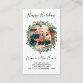 Nieuwe ThuisGreenery WreatCustom Photo Moving Informatiekaartje (Voorkant)