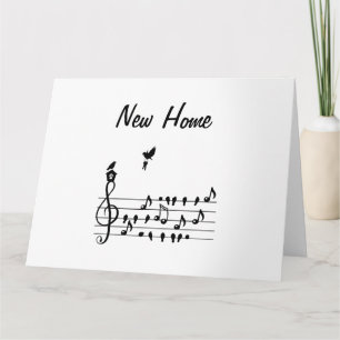 Nieuwe Thuisharmonie: Muzikale Vogel met Huis en S Kaart