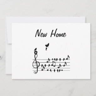 Nieuwe Thuisharmonie: Muzikale Vogel met Huis en S Save The Date