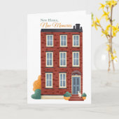 Nieuwe Thuisherinneringen in het Huis Gefeliciteer Kaart (Gele Bloem)