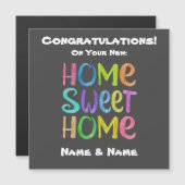 Nieuwe thuiskaart (Voorkant / Achterkant)