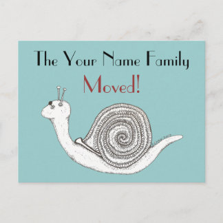 Nieuwe thuiskaart aankondigingskaart