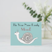 Nieuwe thuiskaart aankondigingskaart (Staand voorkant)