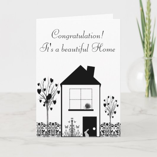 Nieuwe thuiskaart kaart (Voorkant)