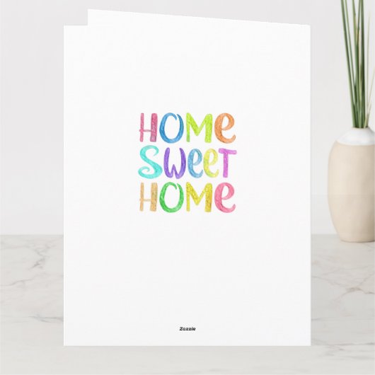 Nieuwe thuiskaart kaart (Achterkant)