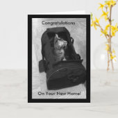 Nieuwe thuiskaart kaart (Gele Bloem)