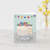 Nieuwe thuiskaart kaart (Gele Bloem)